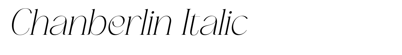 Chanberlin Italic